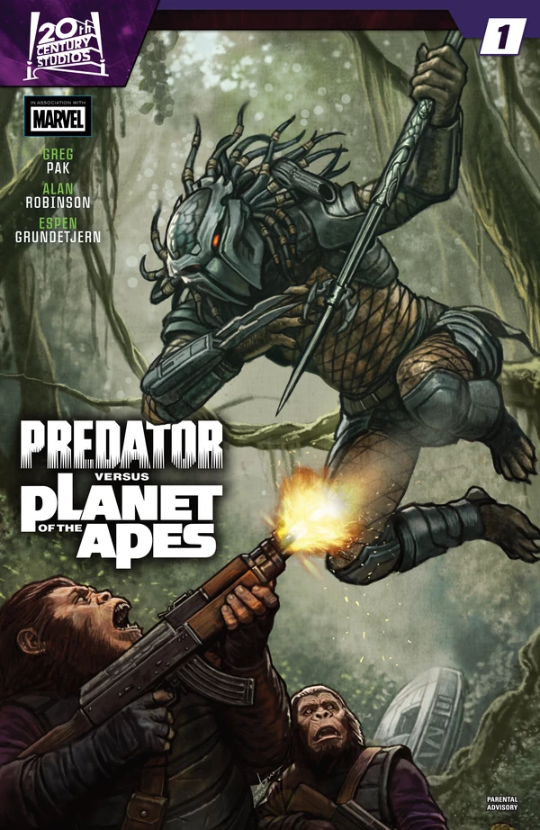 Predator Vs. The Planet Of The Apes #1 - Cover A